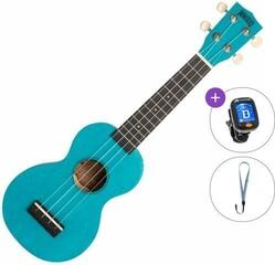 Soprano Ukulele Mahalo ML1AB Basic SET Aqua Blue Soprano Ukulele