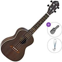 Ukelele de concierto Ortega RUCOAL Basic SET Coal Black Ukelele de concierto