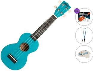 Soprano Ukulele Mahalo ML1AB Standard SET Aqua Blue Soprano Ukulele