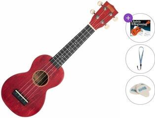 Sopraninė ukulelė Mahalo ML1CR Standard SET Cherry Red Sopraninė ukulelė