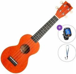 Soprano Ukulele Mahalo ML1OS Basic SET Orange Sunset Soprano Ukulele