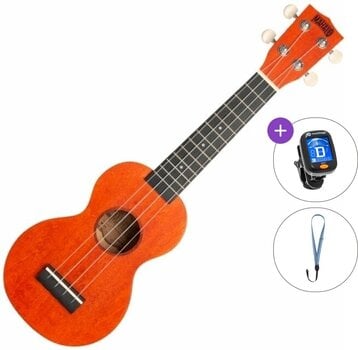 Soprano Ukulele Mahalo ML1OS Basic SET Orange Sunset Soprano Ukulele - 1