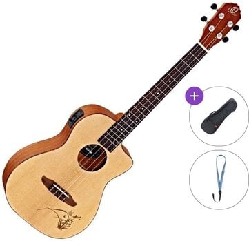 Bariton-ukelele Ortega RU5CE-BA Basic SET Natural Bariton-ukelele - 1