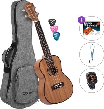 Концерт укулеле Cascha HH 2035 Premium Standard SET Natural Концерт укулеле - 1