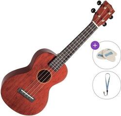 Konserttiukulele Mahalo MH2-TWR Basic SET Trans Wine Red Konserttiukulele