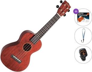 Konserttiukulele Mahalo MH2-TWR Standard SET Trans Wine Red Konserttiukulele