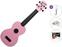 Ukulele soprano Kala Waterman Basic SET Soft Pink Ukulele soprano