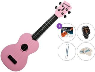 Ukulele soprano Kala Waterman Standard SET Soft Pink Ukulele soprano