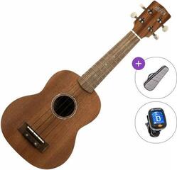 Soprano Ukulele Henry's HEUKE10M-S01 Basic SET Natural Soprano Ukulele
