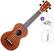 Soprano Ukulele Mahalo MJ1 TBR Basic SET Trans Brown Soprano Ukulele