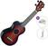Soprano Ukulele Mahalo MJ1 3TS Basic SET 3-Tone Sunburst Soprano Ukulele