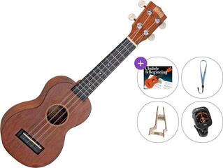 Ukulele soprano Mahalo MJ1 Standard SET Transparent Brown Ukulele soprano
