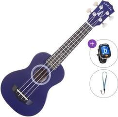 Soprano Ukulele Arrow PB10 S Basic SET Dark Blue Soprano Ukulele