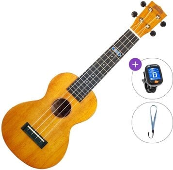 Konsert-ukulele Mahalo MH2W-VNA Basic SET Vintage Natural Konsert-ukulele - 1