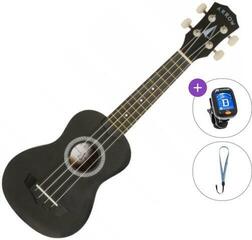 Soprano Ukulele Arrow PB10 S Basic SET Black Soprano Ukulele