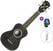 Soprano Ukulele Arrow PB10 S Basic SET Black Soprano Ukulele