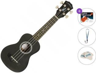 Soprano Ukulele Arrow PB10 S Standard SET Black Soprano Ukulele