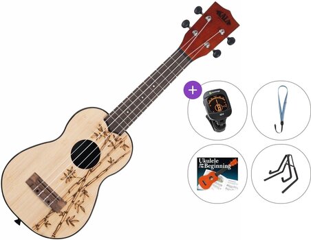 Soprano Ukulele Kala KA-UK Premium SET Bamboo Soprano Ukulele - 1
