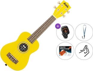 Ukulele soprano Kala KA-UK Premium SET Taxi Cab Yellow Ukulele soprano