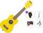 Ukulele soprano Kala KA-UK Premium SET Taxi Cab Yellow Ukulele soprano
