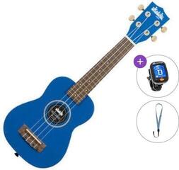 Ukulele soprano Kala KA-UK Basic SET Cerneală albastră Ukulele soprano