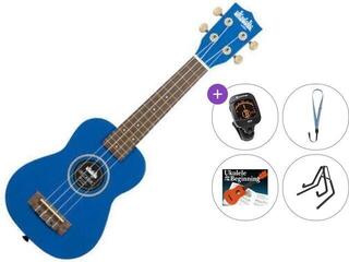 Soprano Ukulele Kala KA-UK Premium SET Blue Ink Soprano Ukulele