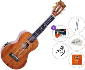 Konsert-ukulele Mahalo MJ2-VT Premium SET Vintage Natural Konsert-ukulele
