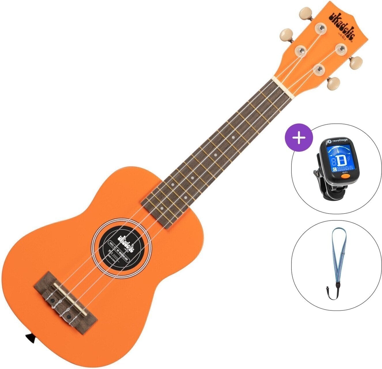 Sopran Ukulele Kala KA-UK Basic SET Marmalade Sopran Ukulele