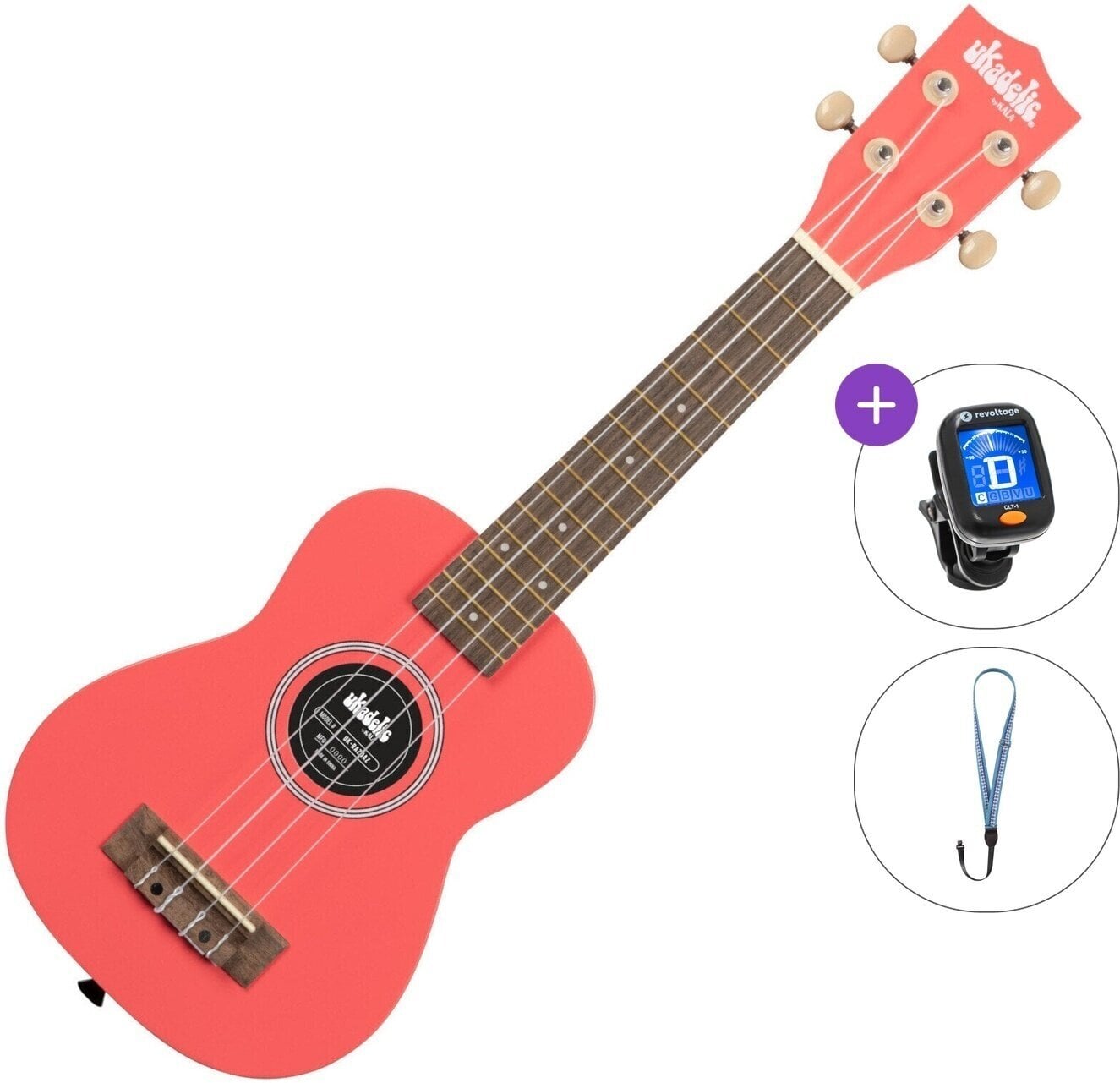 Ukulele soprano Kala KA-UK Basic SET Razdaz Ukulele soprano