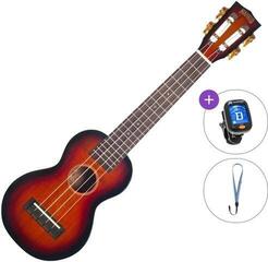 Concert Ukulele Mahalo MJ1CS Basic SET 3-Tone Sunburst Concert Ukulele