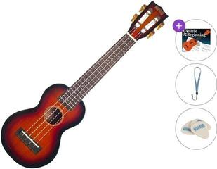 Konserttiukulele Mahalo MJ1CS Standard SET 3-Tone Sunburst Konserttiukulele