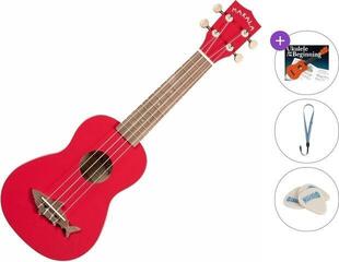 Ukulele soprano Kala Makala Shark Standard SET Red Ukulele soprano