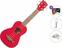 Ukulele soprano Kala Makala Shark Standard SET Red Ukulele soprano
