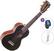 Konzert-Ukulele Mahalo MP2 Basic SET Black Konzert-Ukulele