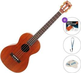 Ukelele barítono Mahalo MJ4 Standard SET Transparent Brown Ukelele barítono