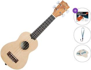 Soprano Ukulele Kala KA-15-S-S-W/UBS-R Standard SET Natural Satin Soprano Ukulele