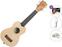 Soprano Ukulele Kala KA-15-S-S-W/UBS-R Standard SET Natural Satin Soprano Ukulele
