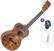 Tenor-ukuleler Mahalo MA3KA Artist Elite Series Basic SET Photo Flame Koa Tenor-ukuleler
