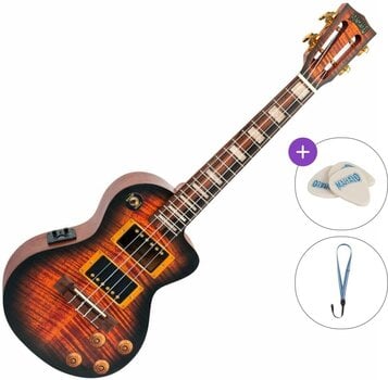 Tenor Ukulele Mahalo MA3EG Artist Elite Series Basic SET Graphic Art Design Tenor Ukulele - 1