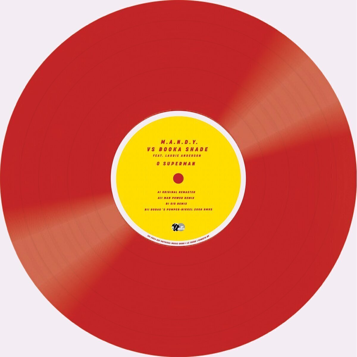 Vinyl Record M.A.N.D.Y. vs Booka Shade - O Superman 2020 (Limited Edition) (Red Coloured) (12" SP)