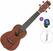Soprano Ukulele Ibanez UKS100-OPN Basic SET Open Pore Natural Soprano Ukulele