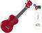 Soprāna ukulele Mahalo U-SMILE Basic SET Red Soprāna ukulele