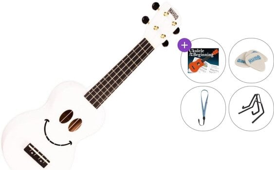 Sopraninė ukulelė Mahalo U-SMILE Standard SET White Sopraninė ukulelė - 1