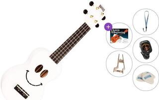 Sopraninė ukulelė Mahalo U-SMILE Premium SET White Sopraninė ukulelė