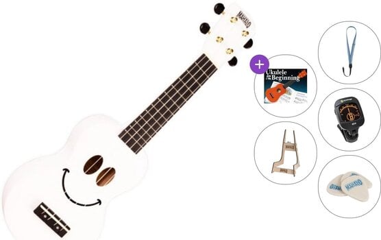 Sopraninė ukulelė Mahalo U-SMILE Premium SET White Sopraninė ukulelė - 1
