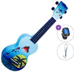 Sopraninė ukulelė Mahalo Hawaii Basic SET Hawaii Blue Burst Sopraninė ukulelė