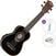 Soprano Ukulele LAG BABYTKU-118SE Basic SET Black Soprano Ukulele