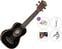Soprano Ukulele LAG BABYTKU-118SE Premium SET Black Soprano Ukulele