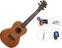Concert Ukulele LAG TKU-110 Tiki Uku Standard SET Natural Concert Ukulele