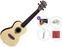Concert Ukulele LAG TKU-150 Tiki Uku Standard SET Natural Concert Ukulele